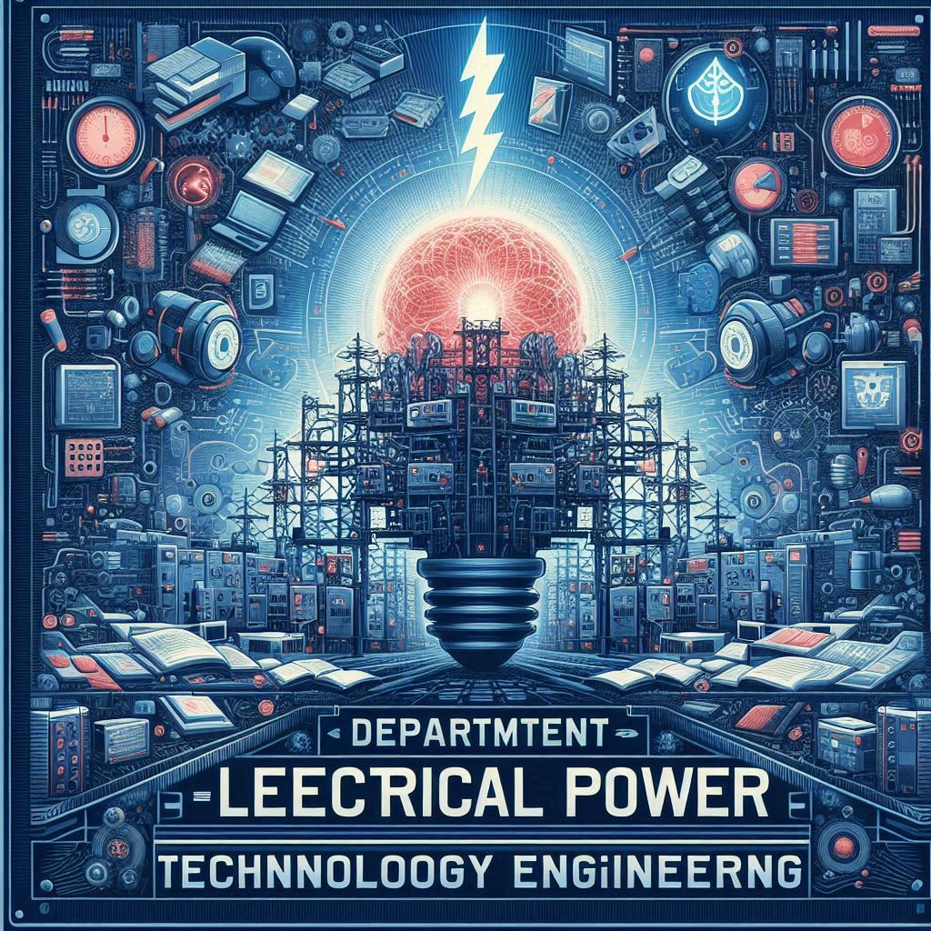 Department Electrical Power Technology Engineering, I want to create an image represent it in my web